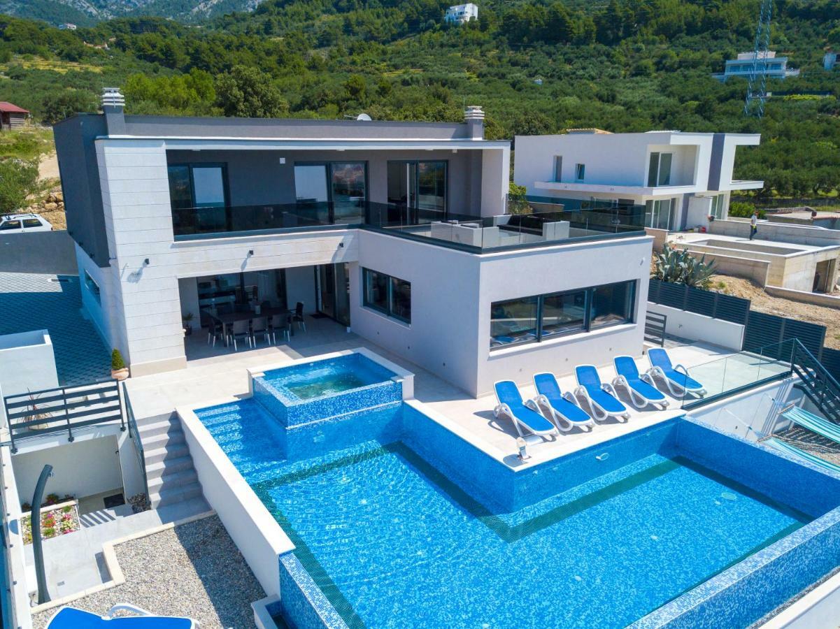 Luxury Villa High Hopes With Pool Makarska Luaran gambar